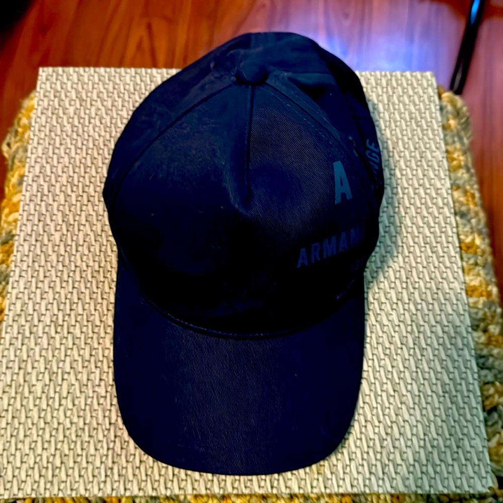 Armani snap back hat